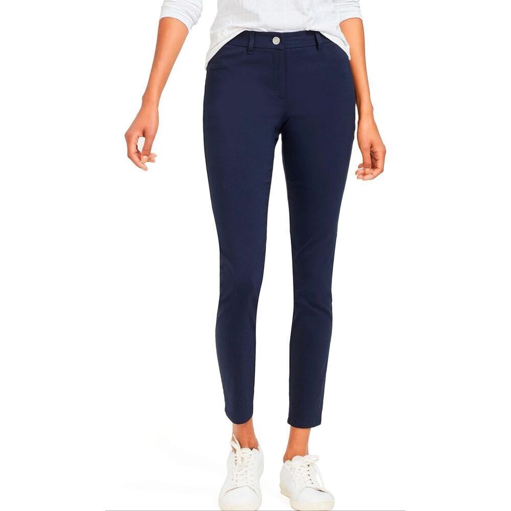 J. McLaughlin Madelyn Pants Winter Blue Stretch Dress Pants 2